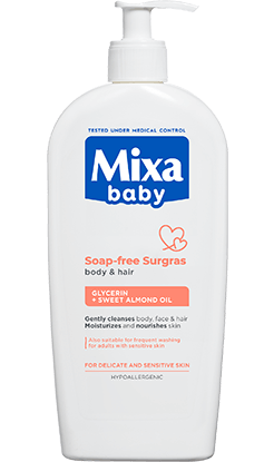 Mixa Baby mycí gel na tělo a vlasy bez obsahu mýdla