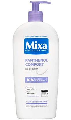 Mixa Panthenol Comfort zklidňující tělové mléko pro velmi citlivou pokožku