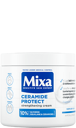 Mixa Ceramide Protect posilující tělová péče pro velmi suchou pokožku