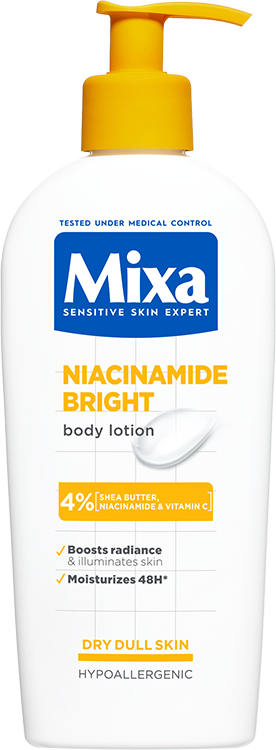 Mixa Niacinamide Bright tělové mléko