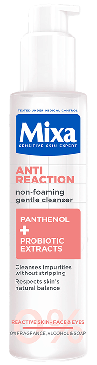 Mixa Anti-Reaction zklidňující nepěnivý čisticí gel